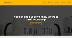 Desktop Screenshot of codeandeffect.com